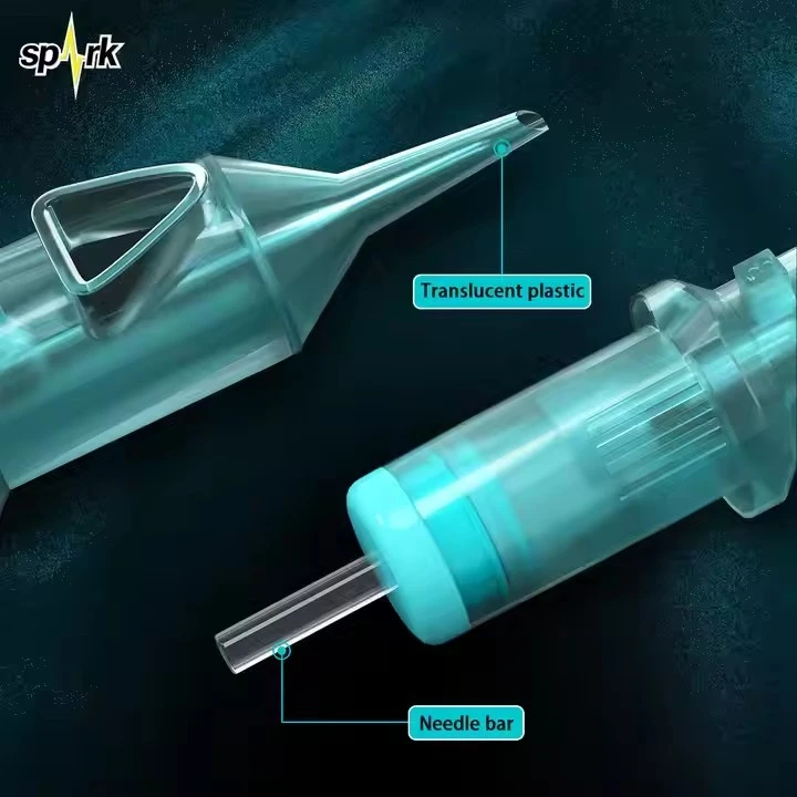 SPARK Brand New Transparent Shell Membrane 0.35 mm /12 Tattoo Cartridge Needles For Tattoo Shop Supply