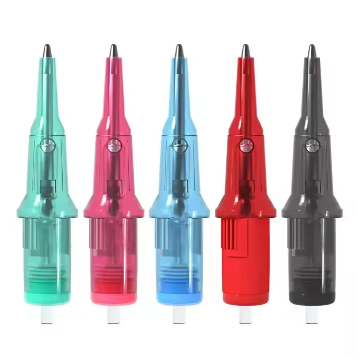 Colorful SPARK Ballpoint Custom Disposable Tattoo Needle Cartridges - Wholesale For Body Art