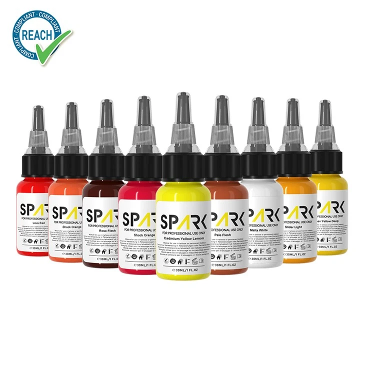 EU-Certified Professional High Quality Permanent Premium Organic Tattoo Ink