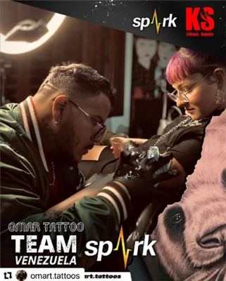 Spark Cartridges спонсирует тату-мастера