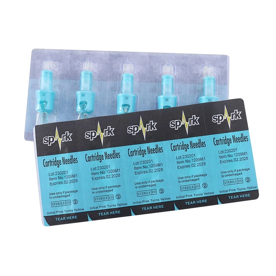 Permanent Silicone Professional 100% E.O. GAS Sterilized Tattoo Cartridge Needle factory