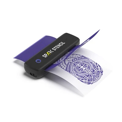 Портативный Bluetooth-термопринтер с высоким-разрешением и универсальной совместимостью с длинным аккумулятором для тату-трафаретов для художников