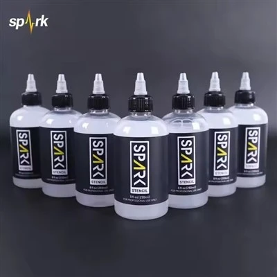SAPRK 8 FL OZ (250 мл) Профессиональная татуировка трафарет Гель Quick Dry не - выцветание и плавное для артистов татуировки