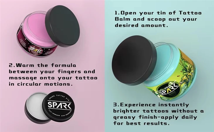 Spark Premium Tattoo Aftercare Cream Code Healing Защита