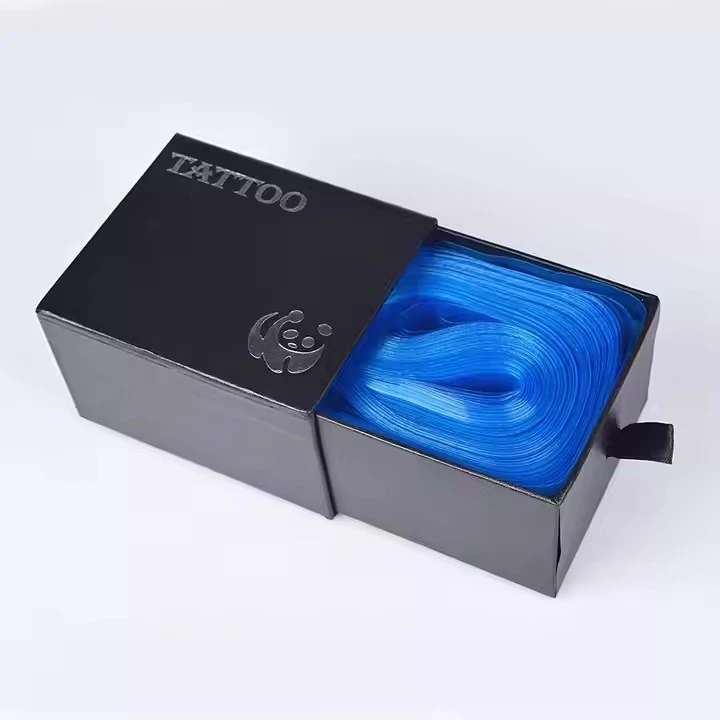 Wholesale 125pcs Disposable Blue Microblading Supplies Tattoo Clip Cord Sleeves Covers Bags