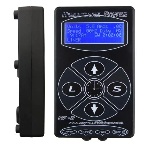 Дешевый тату-источник питания Hurricane HP-2 Power Digital Tattoo Power