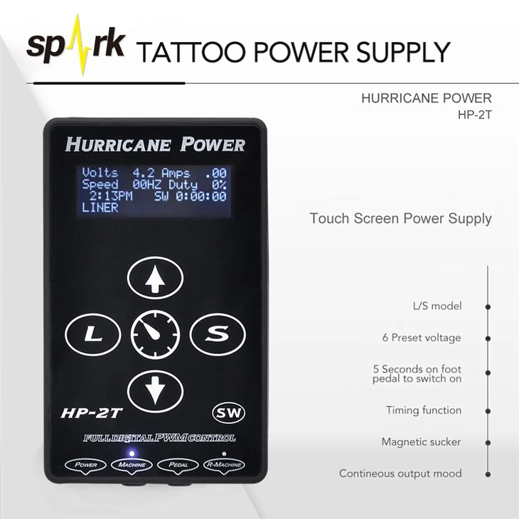 Электропитание Tattoo Digital Hurricane Tattoo Источники питания