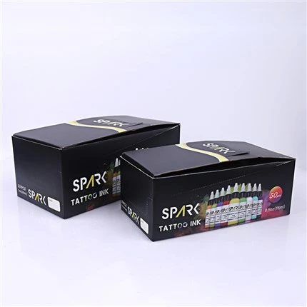 50 наборов цветов пигментов чернила для татуировки Spark набор чернил для татуировки профессиональный