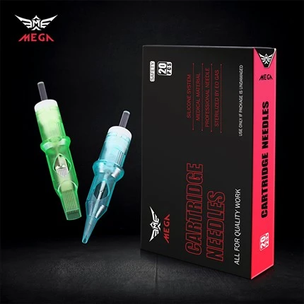 Картриджи с безопасными иглами для татуировки Mega Sterilization