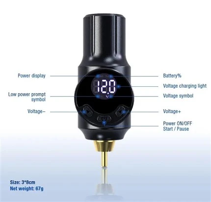 RCA MINI Tattoo Battery Беспроводной источник питания для татуировки