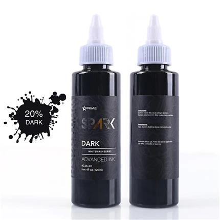 Набор чернил для татуировки Профессиональный набор белых чернил Spark Tattoo Ink