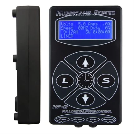 Блок питания для татуировки Цифровой источник питания для татуировки Hurricane Power Supplay Tattoo