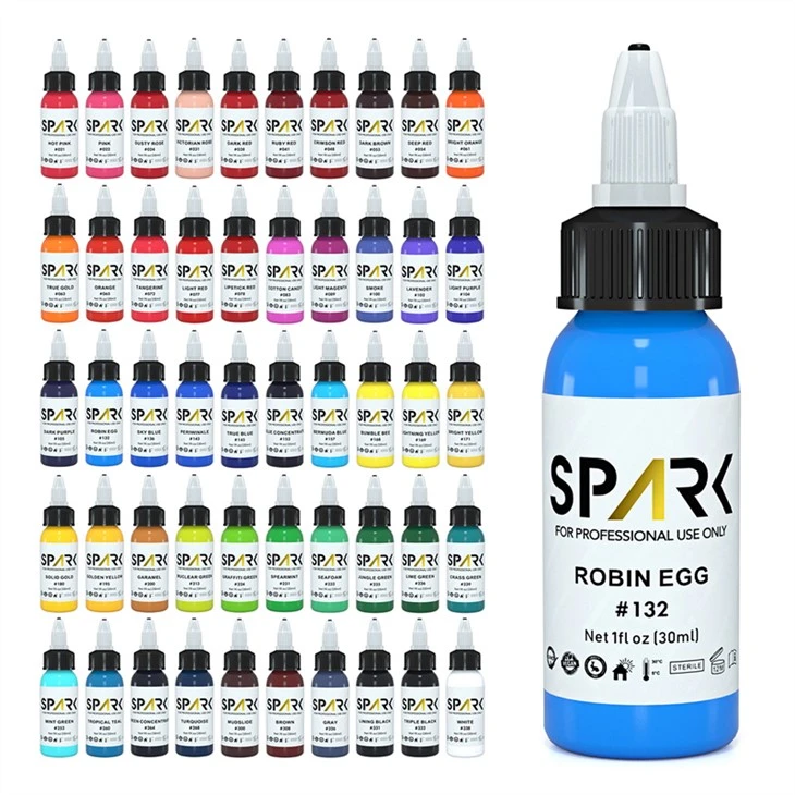 Набор чернил для татуировки Spark Профессиональные цветные чернила для татуировки