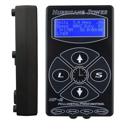Блок питания для татуировки Цифровой источник питания для татуировки Hurricane Power Supplay Tattoo